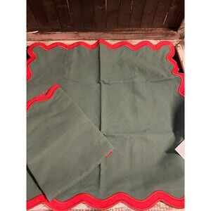 Folkulture Christmas Mistletoe Throw Pillow Covers 18x18 in Set Of 2